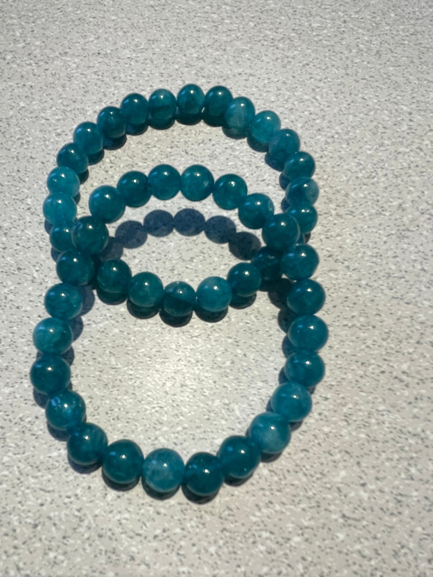 Bracelet Apatite (billes 8mm)