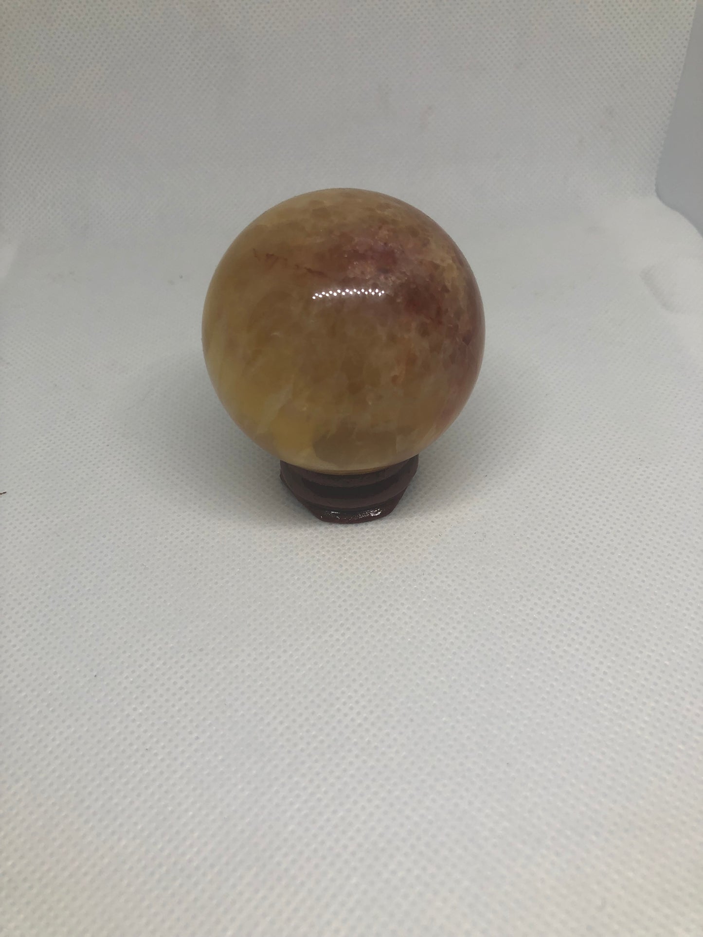 Sphère calcite miel /orange
