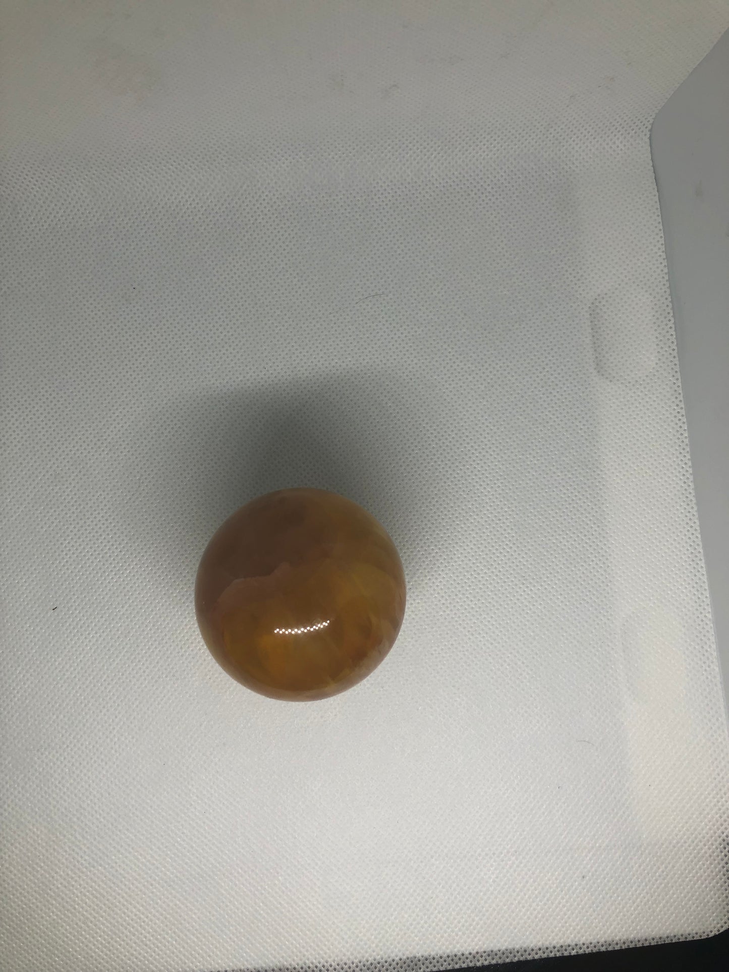 Sphère calcite miel /orange