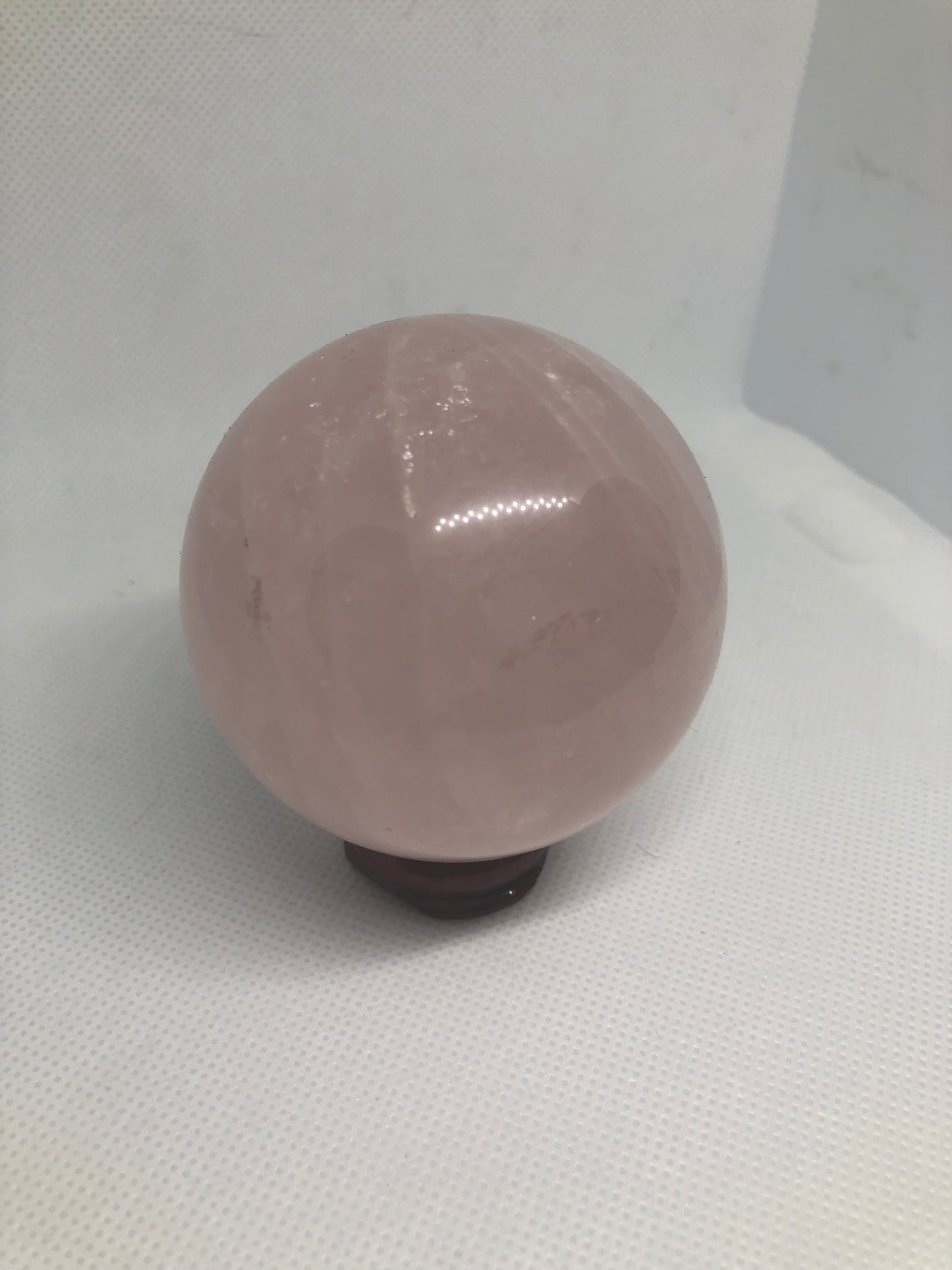 Sphère quartz rose
