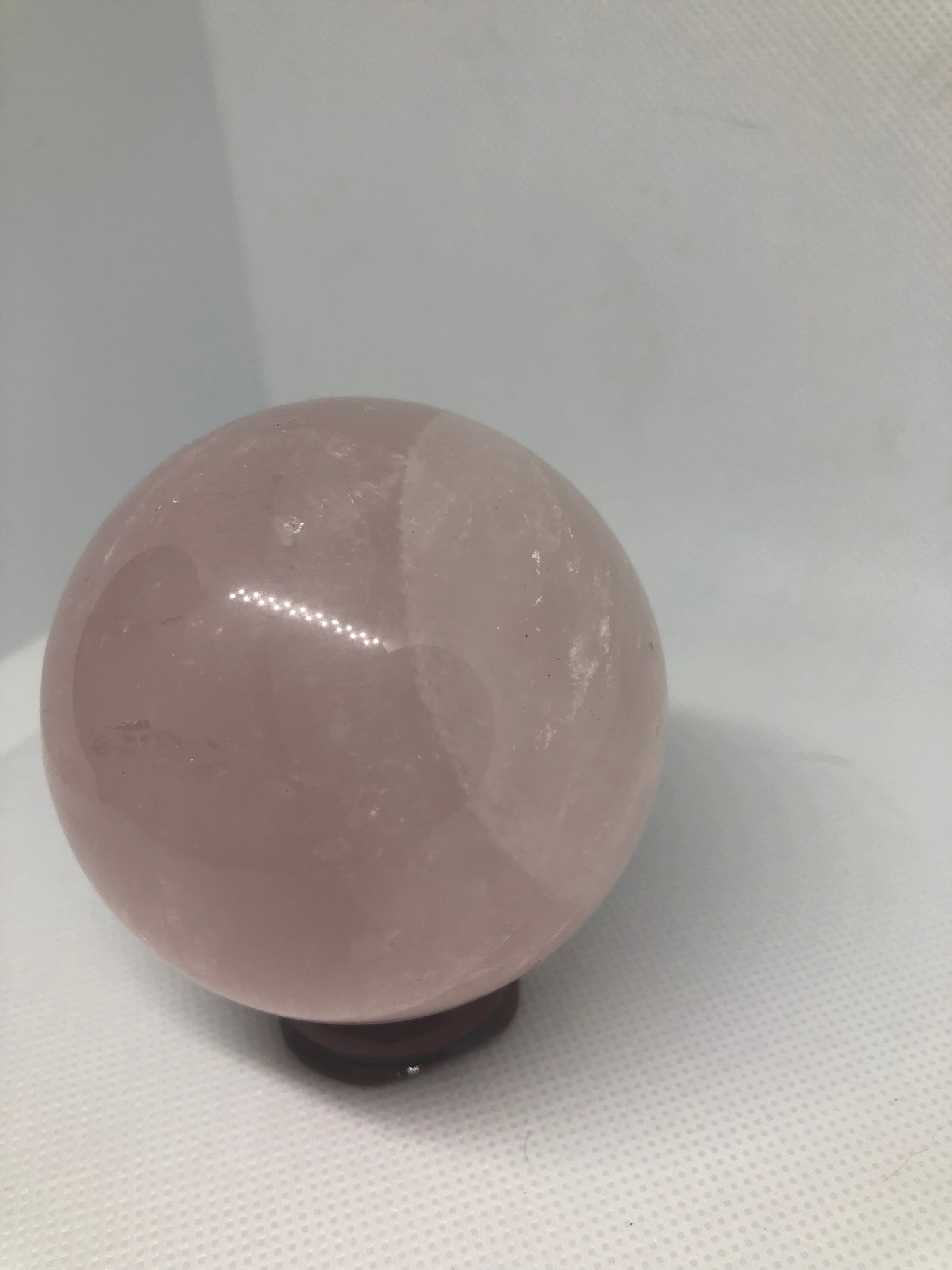 Sphère quartz rose