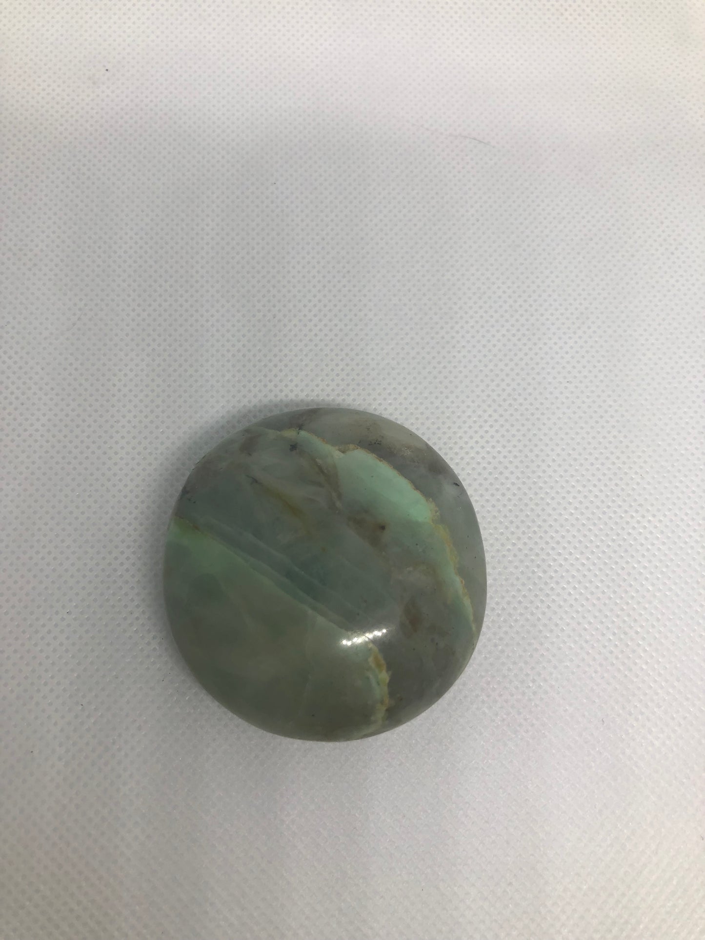 Galet de Pierre de Lune verte