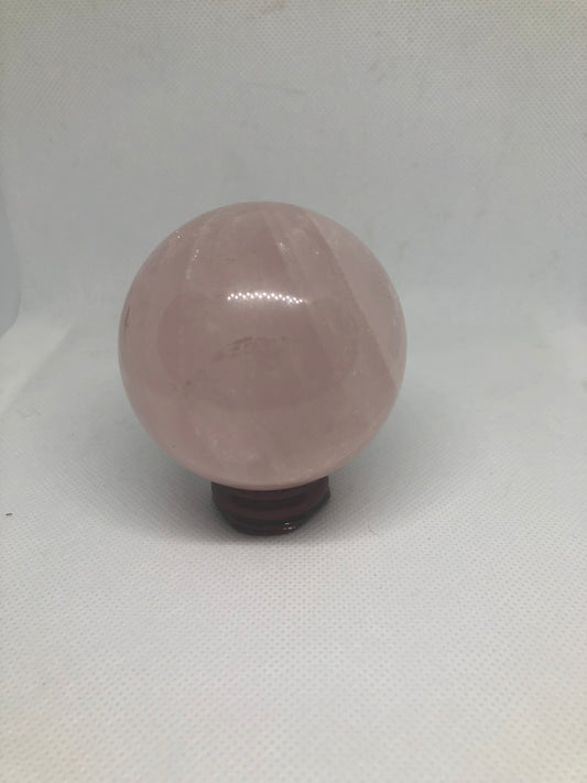 Sphère quartz rose