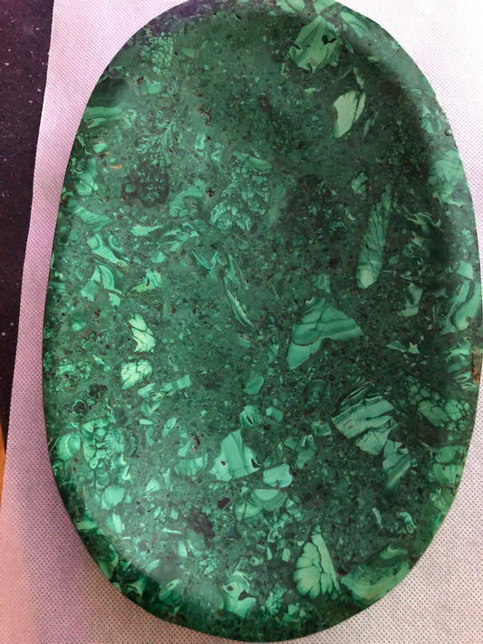 Plat de Malachite, vintage